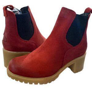 Eric Michael Trento Waterproof Red Chelsea Boots